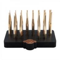 20 PIECE BRASS PUNCH SET W/BENCH BLOCK - BP-20S-BB 20 PIECE BRASS PUNCH SET W/BENCH BLOCK - BP-20S-BB