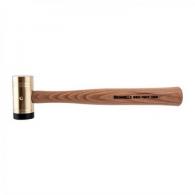 Brownells Premium 1 1/4" Delrin Tipped Brass Hammer - BBH-16DT