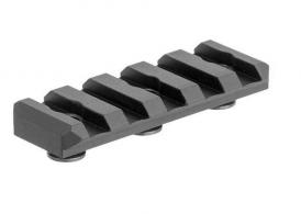 Arisaka Defense M-Lok Low Profile 5 Slot 2.15 Black Picatinny Rail - LPR-M