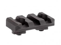 Arisaka Defense M-Lok Low Profile 3 Slot 1.37 Black Picatinny Rail - LPR-M-3