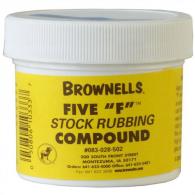 Brownells Five "F" Stock Rubbing Compound 2oz - NONE