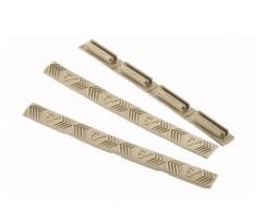 Wilson Combat M-LOK Rail Cover 4-Slot 3-Pack FDE - TR-MRC-FDE Wilson Combat M-LOK Rail Cover 4-Slot 3-Pack FDE - TR-MRC-FDE