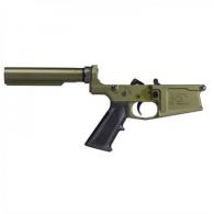 Aero Precision M5 Carbine Complete Lower Receiver with A2 Grip, No Stock - OD Green Anodized - APAR308291 Aero Precision M5 Carbine Complete Lower Receiver with A2 Grip, No Stock - OD Green Anodized - APAR308291