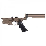 Aero Precision M5 Carbine Complete Lower Receiver with A2 Grip, No Stock - Kodiak Brown - APAR308292 Aero Precision M5 Carbine Complete Lower Receiver with A2 Grip, No Stock - Kodiak Brown - APAR308292