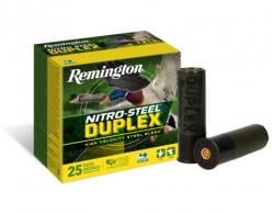 Remington Nitro-Steel Duplex 12 Gauge 2 and 4 Shot Size 3" 25 Round Box - R20321 Remington Nitro-Steel Duplex 12 Gauge 2 and 4 Shot Size 3" 25 Round Box - R20321