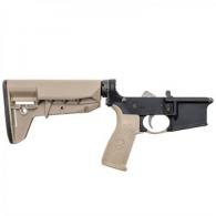 Bravo Complete Widebody Lower Receiver With MOD-2-SOPMOD Stock FDE - LRG-STK-MOD-2-S