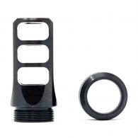 Faxon MuzzLok 3 Port 8.6 Blackout Muzzle Brake - FFMD863PMBSQPQ