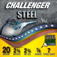 Challenger Steel Game & Target 20 Gauge 2.75" 7/8oz #7 250 Rounds - CTA20SGT7
