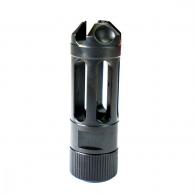 Faxon MuzzLok 9mm Ported Flash Hider Nitride Black - FFMD9MMPFHSQPQ