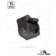 Superlative Arms AR-15 Clamp On Titanium Adjustable Gas Block .625" Black - SABO-DI-625CDT