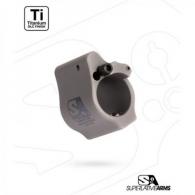 Superlative Arms AR-15 Solid Titanium Adjustable Gas Block .936" Gray - SABO-DI-936SGT