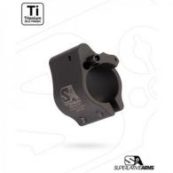 Superlative Arms AR-15 Clamp On Titanium Adjustable Gas Block .875" Black - SABO-DI-875CDT