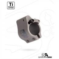 Superlative Arms AR-15 Clamp On Titanium Adjustable Gas Block .936" Gray - SABO-DI-936CGT