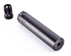 Wilson Combat Quell 223 Cal/5.56mm 6.9" 1/2"x28 THRD Rifle Suppressor BLK - SP-QUELL-556BLK Wilson Combat Quell 223 Cal/5.56mm 6.9" 1/2"x28 THRD Rifle Suppressor BLK - SP-QUELL-556BLK