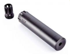 Wilson Combat Quell 358 Cal/9mm 6.9" 5/8"x24 Thread Rifle Suppressor Black - SP-QUELL-9BLK24 Wilson Combat Quell 358 Cal/9mm 6.9" 5/8"x24 Thread Rifle Suppressor Black - SP-QUELL-9BLK24