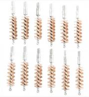 Brownells 9mm-38/357 Caliber Pistol Bore Brush 12/Pack - 38/357/9MM PISTOL BRONZE BRUSH