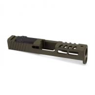 Zaffiri Precision ZPS.2 Slide For Glock 43/43X 9mm Luger Optic Ready OD Green - ZPS.2.43.OD