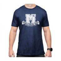 Magpul University Blend T-Shirt Navy Blue and White Small - MAG1232-411-S