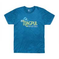 Magpul Hang 30 Blend T-Shirt - Royal Heather - Small - MAG1216-424-S