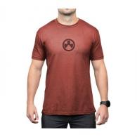 Magpul Icon Logo CVC T-Shirt - Redrock Heather - Small - MAG1115-613-S