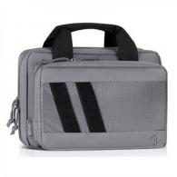 Savior Equipment Specialist Soft Pistol Case Two Compartment Low Profile Gray - HC-DGSPORT-WS-GS
