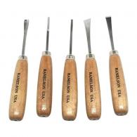 U.J Ramelson #106 Basic Straight Handle Woodcarving 5 Piece Set - 106 U.J Ramelson #106 Basic Straight Handle Woodcarving 5 Piece Set - 106