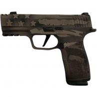 Sig Sauer P365-XMacro Compact 9mm Distressed Stars & Stripes Cerakote Finish - 365XCA9COMP/HS8 Sig Sauer P365-XMacro Compact 9mm Distressed Stars & Stripes Cerakote Finish - 365XCA9COMP/HS8