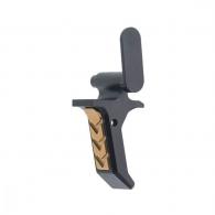 Tyrant Designs Trigger for Sig Sauer P320 Black w/Gold Hardware - TD-P320-TRIG-BL
