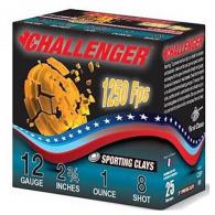 Challenger Sporting Clay 12 Gauge 2-3/4" 1oz 1250 FPS #8 250 Case - 2EX2810008 Challenger Sporting Clay 12 Gauge 2-3/4" 1oz 1250 FPS #8 250 Case - 2EX2810008