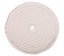 Brownells 8" Stitched Muslin Wheel 5/8" Arbor