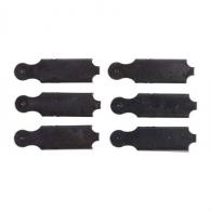 Brownells Rear Sight Short Double Step Elevators Black 6 Pack - NONE