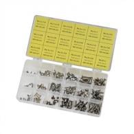 Brownells Steel Flat Head Wood Screw Kit Blued - NONE