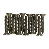 Brownells 8x1" Steel Flat Head Wood Screws Blued 12 Pack - W05-924-845 Brownells 8x1" Steel Flat Head Wood Screws Blued 12 Pack - W05-924-845