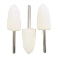 Brownells Mandrel Mounted Felt Bob Tapered Cone 1"x1/2" 3 Pack - NONE