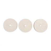 Brownells Unmounted Felt Bob Square 1"x3/8" 3 Pack - NONE