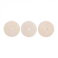 Brownells Unmounted Felt Bob Square 1"x1/8" 3 Pack - NONE