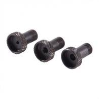 Brownells Rifle 3/8" Longer Shank Aperture Peep Black 3 Pack - NONE
