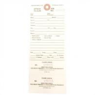 DOUBLE STUB CLAIM CHECKS