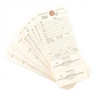 DOUBLE STUB CLAIM CHECKS