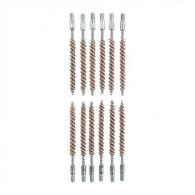 Brownells 22 Caliber Double-Tuff Bronze Rimfire Rifle Brush 12 Pack