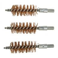 Brownells 475-480 Caliber Double-Tuff Bronze Pistol Brush 3 Pack