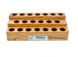 Brownells Oak Screwdriver Bench Block - NONE Brownells Oak Screwdriver Bench Block - NONE