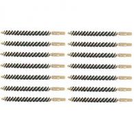 Brownells 22 Cal Heavy Weight Nylon Centerfire Rifle Brush 12 Pack
