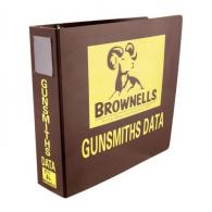 Brownells Data Ring Binder for Loose Leaf Edition-2 1/2" Wide - NONE