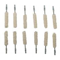 Brownells 12 Gauge Double-Up Cotton Mops 12/Pack