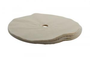 Muslin Polishing Wheel, Loose, 10" x 20-Ply, 7/8" Arbor