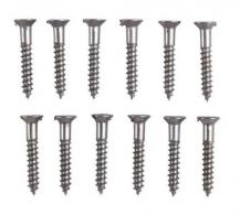 4x3/4" Steel Flat Head Wood Screws Blued 12 Pack 4x3/4" Steel Flat Head Wood Screws Blued 12 Pack