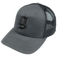 PUFF "G" TRUCKER HAT - HAT-PUFF-GRYBLK PUFF "G" TRUCKER HAT - HAT-PUFF-GRYBLK