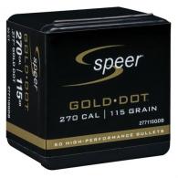 GOLD DOT 270 CALIBER (0.270") RIFLE BULLETS - 277115GDB GOLD DOT 270 CALIBER (0.270") RIFLE BULLETS - 277115GDB