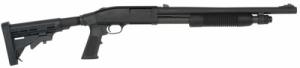 MOSSBERG 590 12GA 18CB Parkarized ADJ Stock - 53690LE